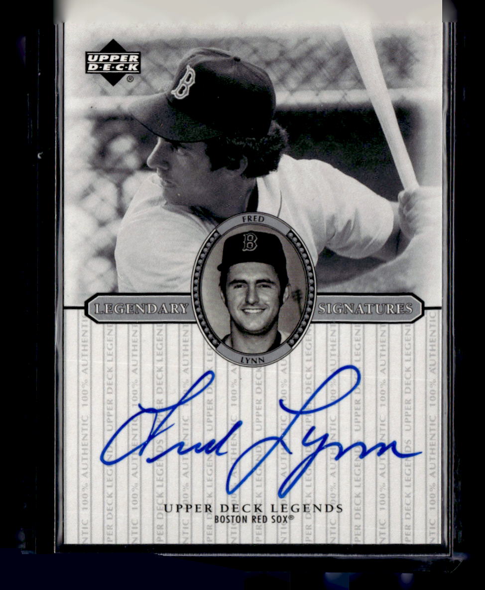 2000 Upper Deck Legends #S-FL Fred Lynn Legendary Signatures