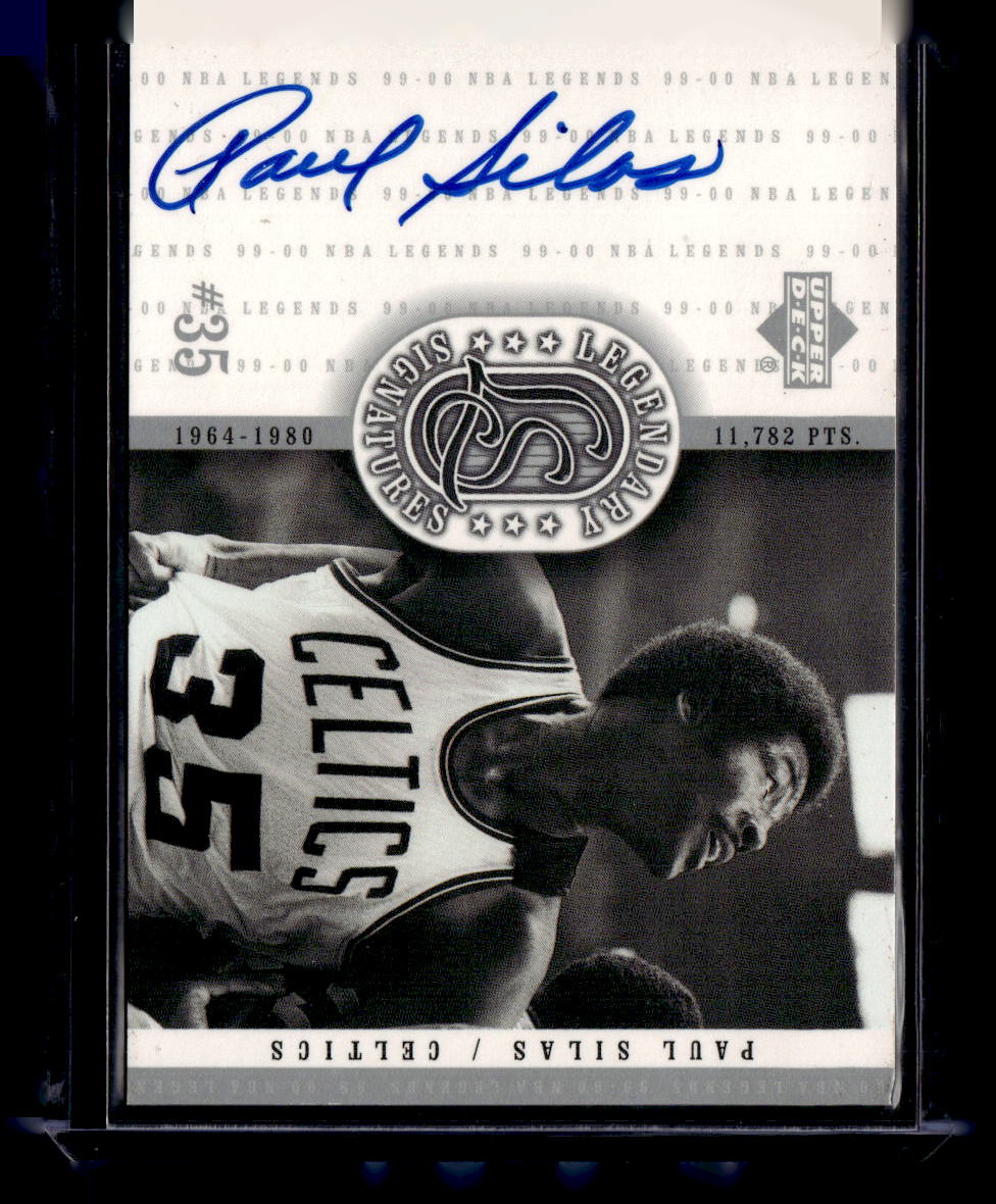 1999-00 Upper Deck Legends #PS Paul Silas Legendary Signatures