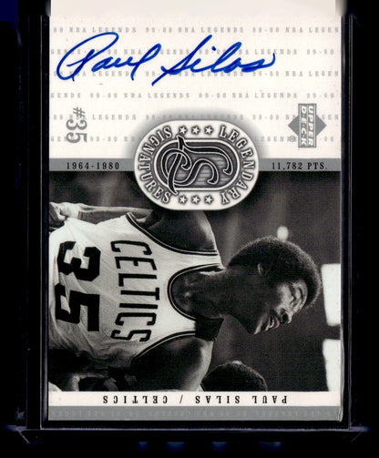 1999-00 Upper Deck Legends #PS Paul Silas Legendary Signatures