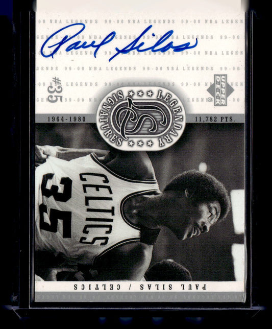 1999-00 Upper Deck Legends #PS Paul Silas Legendary Signatures