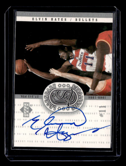 1999-00 Upper Deck Legends #EH Elvin Hayes Legendary Signatures