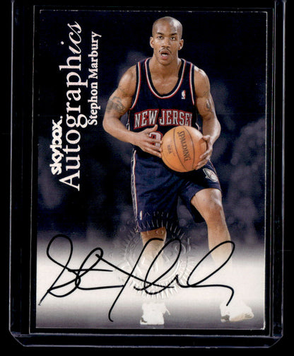 1999-00 SkyBox Premium #NNO Stephon Marbury Autographics