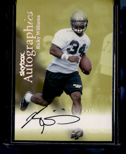 1999 SkyBox Premium #NNO Ricky Williams Autographics