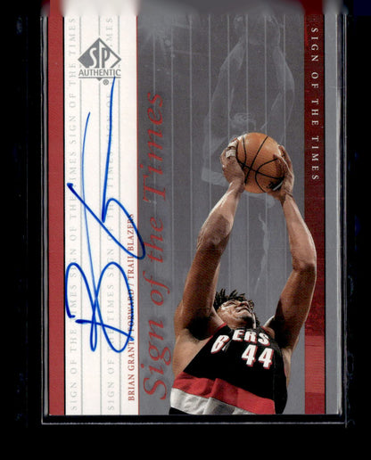 1999-00 SP Authentic #BG Brian Grant Sign of the Times