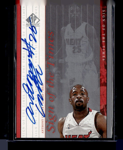 1999-00 SP Authentic #AC Anthony Carter Sign of the Times