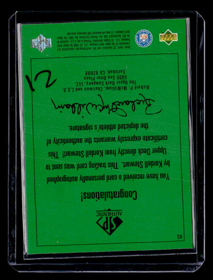 1998 SP Authentic #KS Kordell Stewart Player's Ink Green