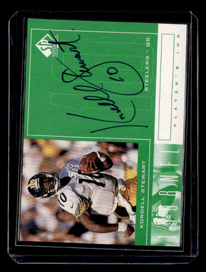 1998 SP Authentic #KS Kordell Stewart Player's Ink Green