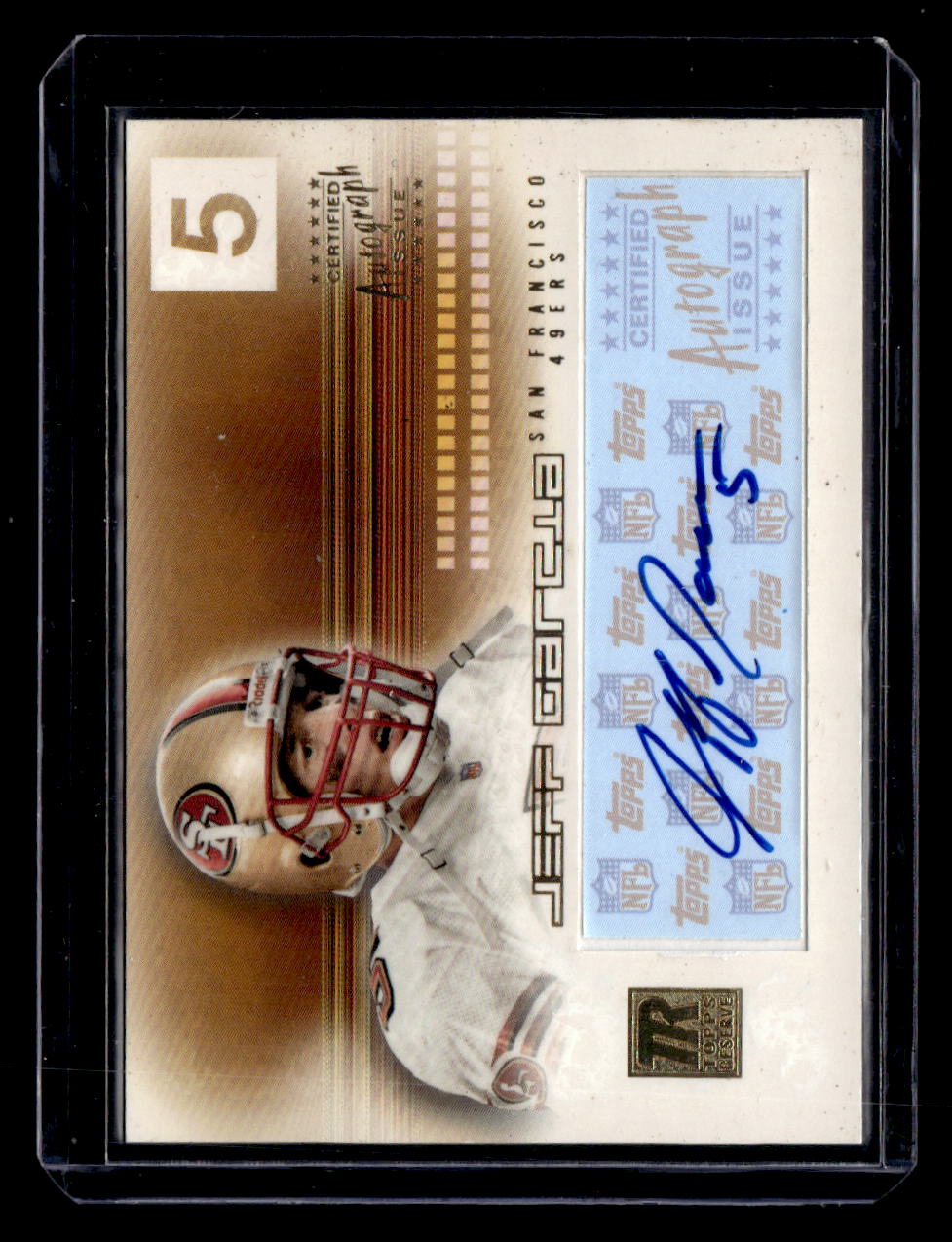 2002 Topps Reserve #RAJG Jeff Garcia Autographs