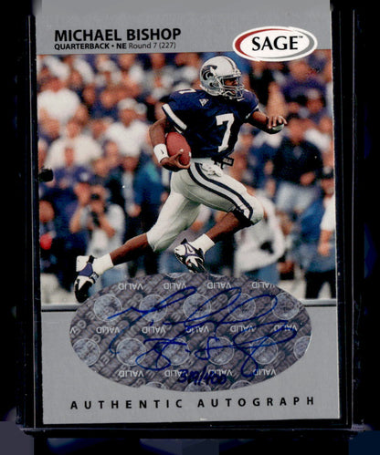1999 SAGE #A5 Michael Bishop Autographs Silver #/400