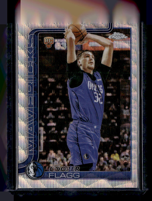 2025-26 Topps Chrome #251 Cooper Flagg Wave Refractor