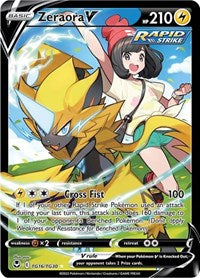 Pokemon SWSH12: Silver Tempest Trainer Gallery Zeraora V