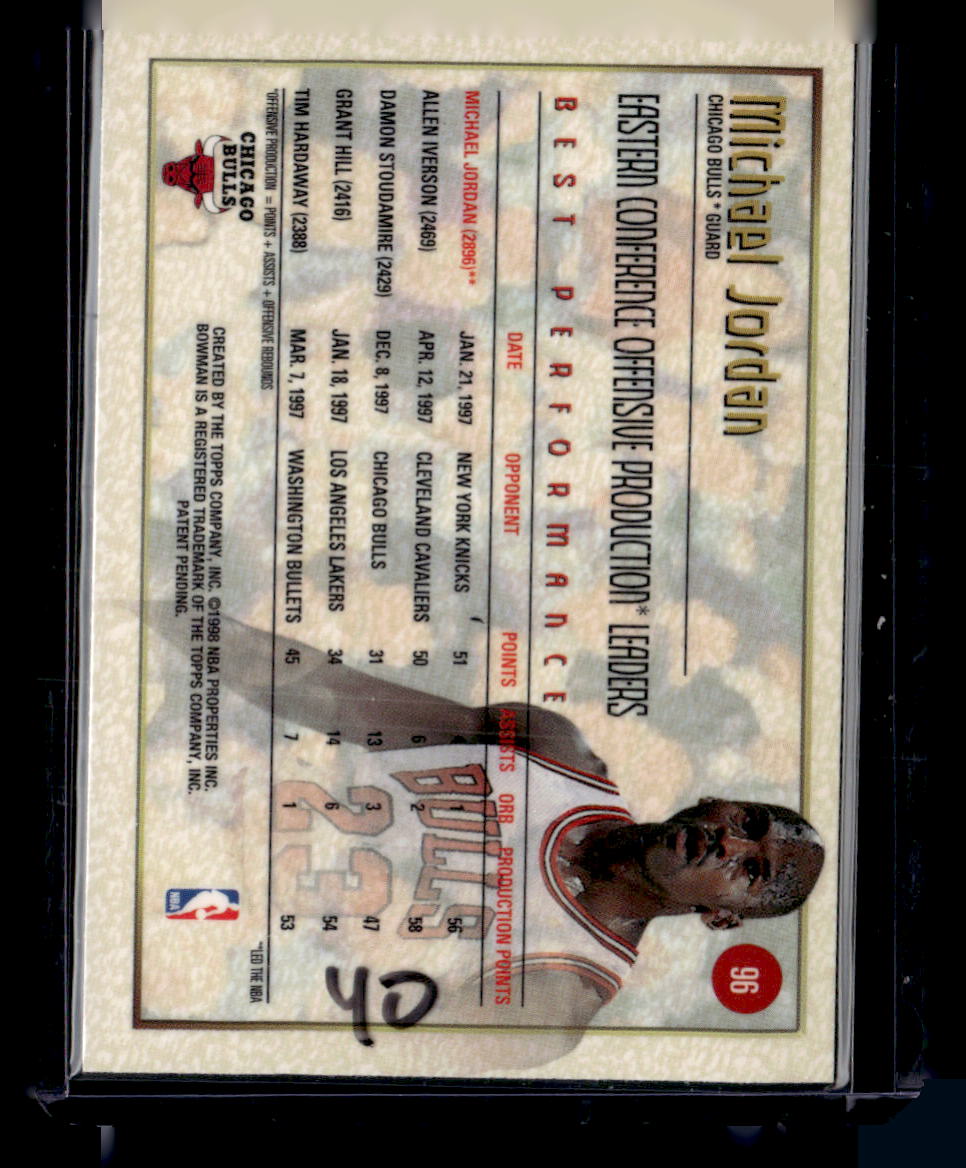 1997-98 Bowman's Best #96 Michael Jordan