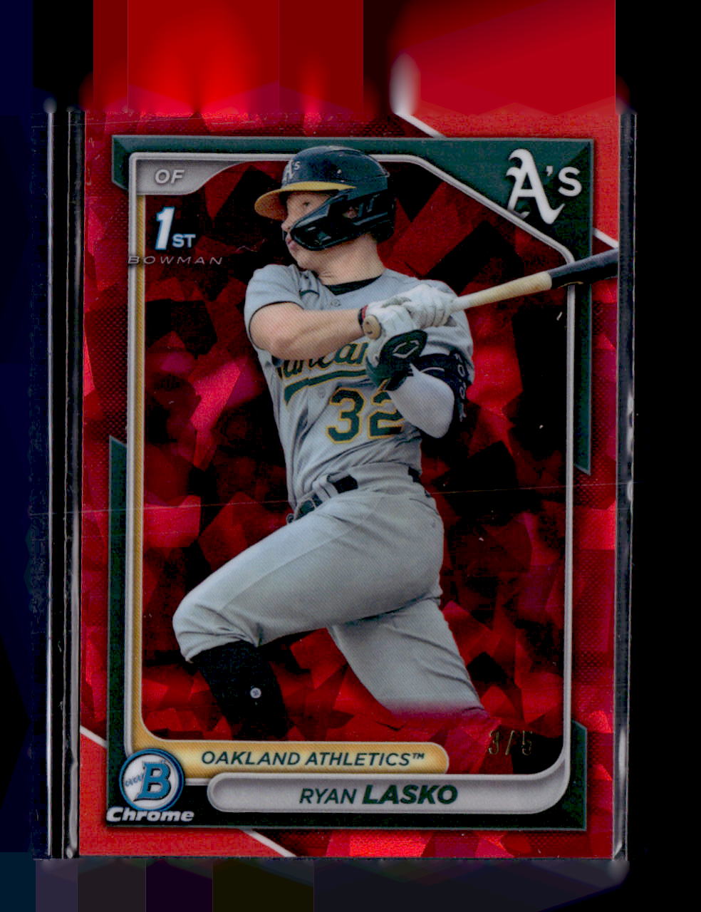 2024 Bowman Sapphire Edition #BCP-105 Ryan Lasko Red #/5