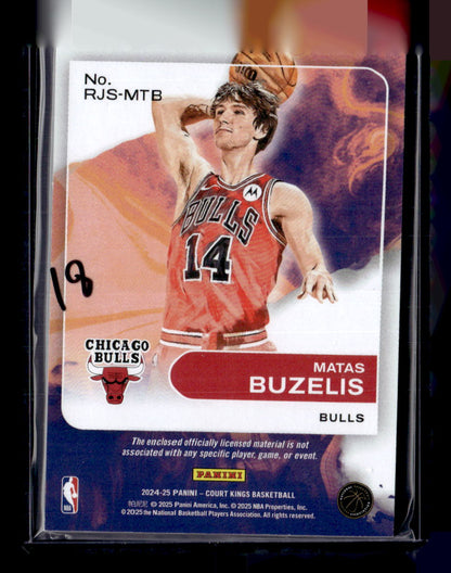 2024-25 Panini Court Kings #RJS-MTB Matas Buzelis Rookie Swatches
