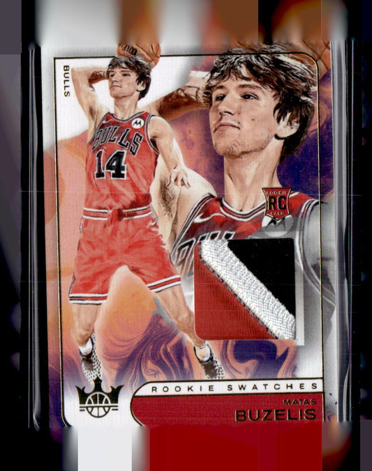 2024-25 Panini Court Kings #RJS-MTB Matas Buzelis Rookie Swatches