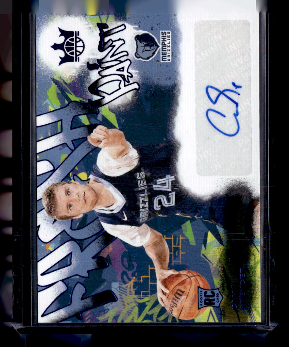 2024-25 Panini Court Kings #FP-SPC Cam Spencer Fresh Paint Sapphire #/25