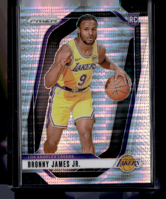2024-25 Panini Prizm #243 Bronny James Jr. Prizms Pulsar