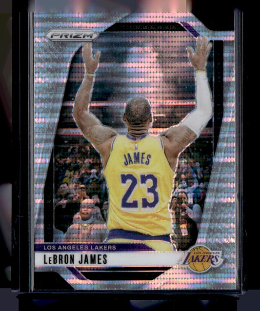 2024-25 Panini Prizm #130 LeBron James Prizms Pulsar