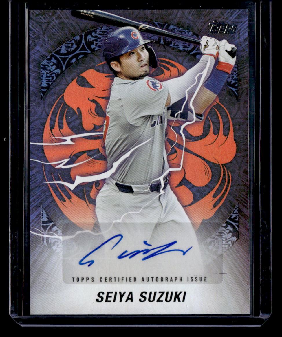 2025 Topps #WTA-SS Seiya Suzuki World Tour Domination Autographs Black #/10