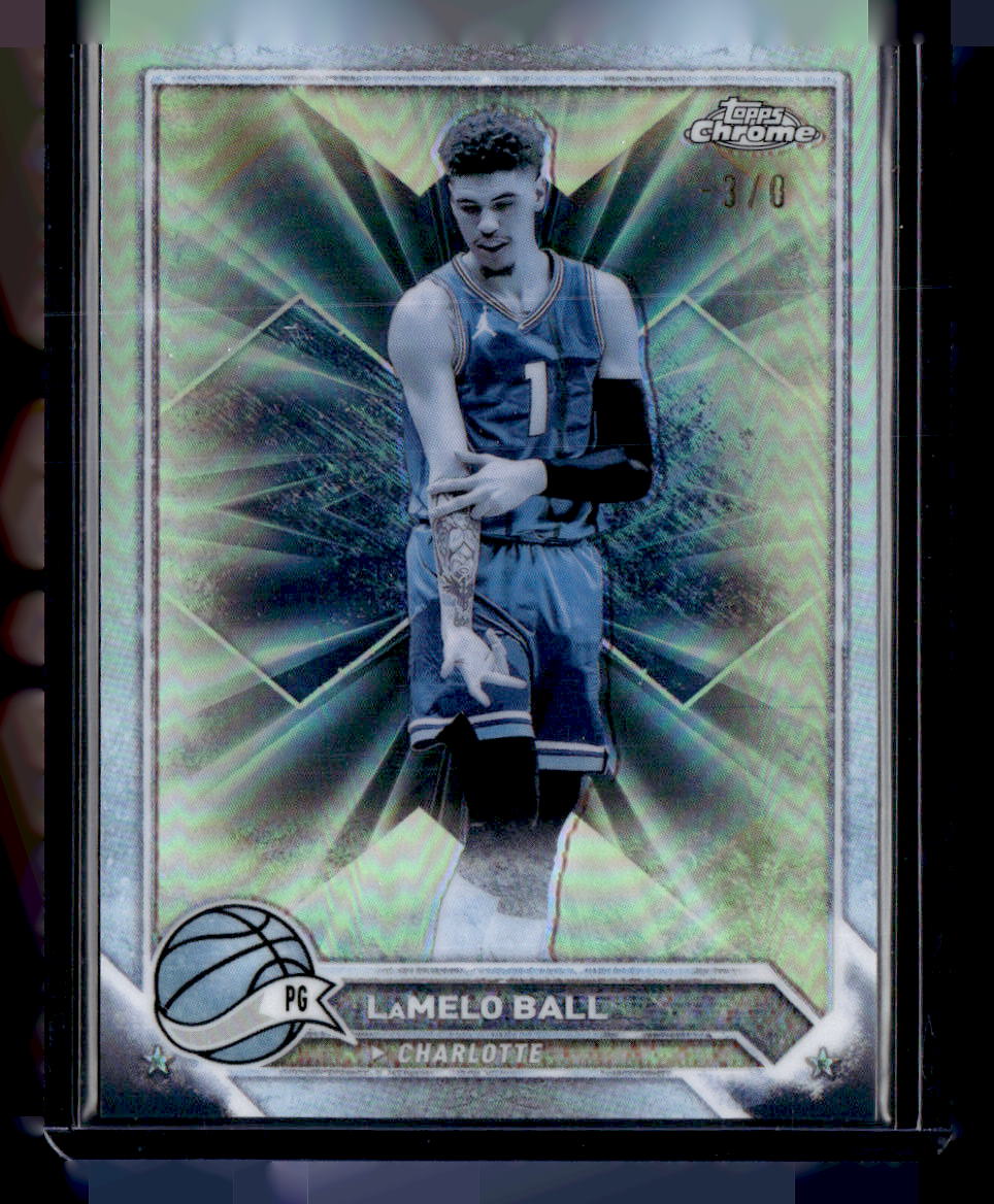 2023-24 Topps Chrome #41 LaMelo Ball FrozenFractors #/5