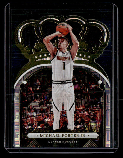 2022-23 Panini Crown Royale #25 Michael Porter Jr. Asia Gold #/8