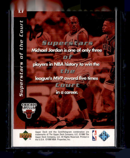 1998-99 Upper Deck Ovation #C1 Michael Jordan Superstars of the Court