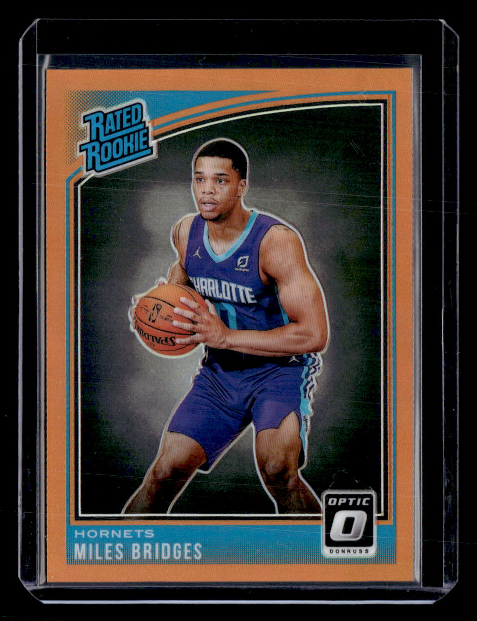 2018-19 Donruss Optic #172 Miles Bridges Orange #/199