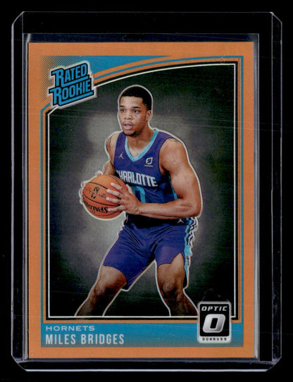 2018-19 Donruss Optic #172 Miles Bridges Orange #/199