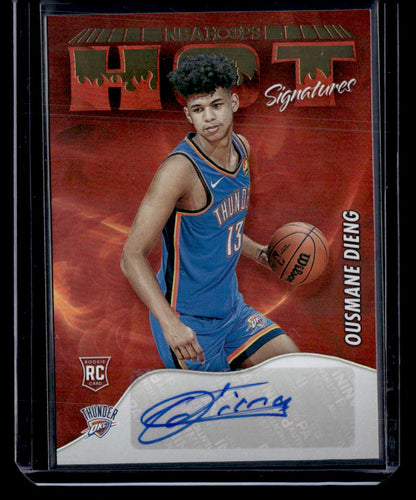 2022-23 Hoops #HSR-OMD Ousmane Dieng Hot Signatures Rookies