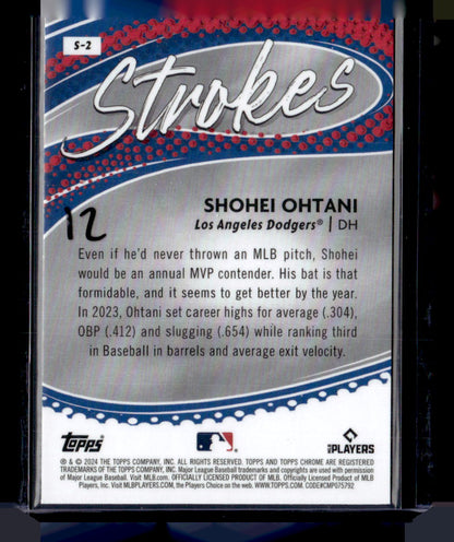 2024 Topps Chrome #S-2 Shohei Ohtani Strokes