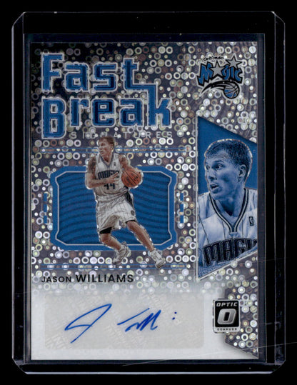 2021-22 Donruss Optic #FB-JWL Jason Williams Fast Break Signatures