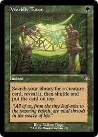 MTG Dominaria Remastered Worldly Tutor (Retro Frame)