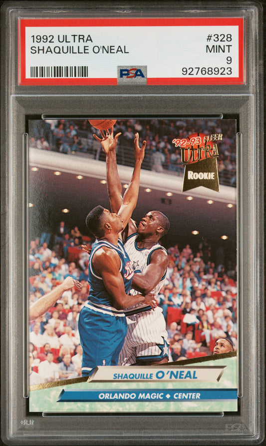 1992 Ultra #328 Shaquille O'Neal PSA 9 92768923