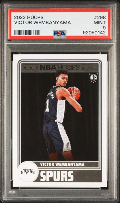 2023 Panini NBA Hoops #298 Victor Wembanyama PSA 9 92050142