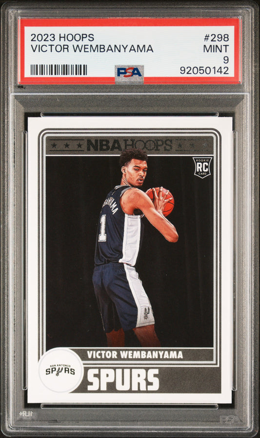 2023 Panini NBA Hoops #298 Victor Wembanyama PSA 9 92050142
