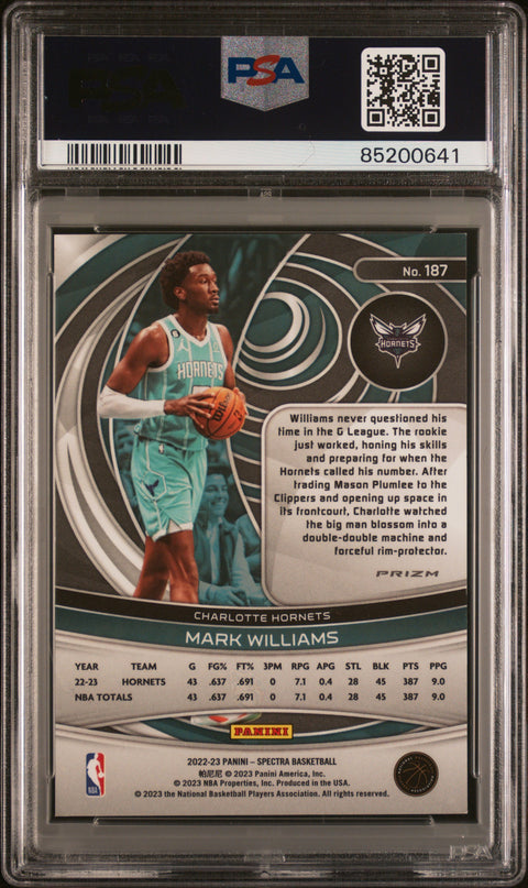 2022 Panini Spectra #187 Mark Williams Psychedelic PSA 10 85200641