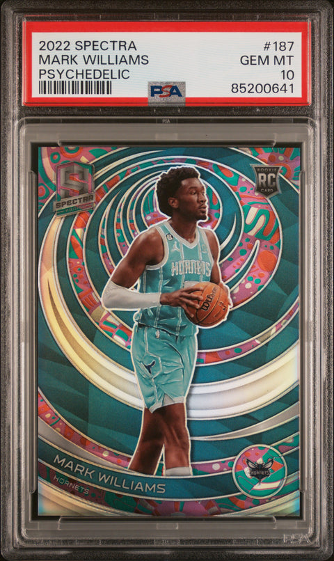 2022 Panini Spectra #187 Mark Williams Psychedelic PSA 10 85200641