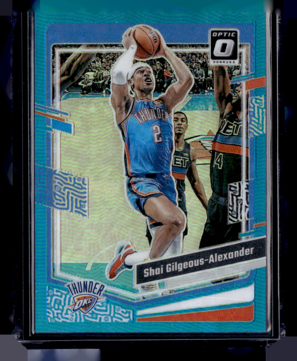 2023-24 Donruss Optic #104 Shai Gilgeous-Alexander Aqua #/249