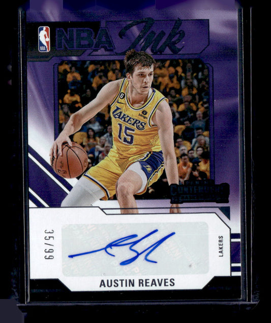 2023-24 Panini Contenders #NI-ARL Austin Reaves NBA Ink Autographs #/99