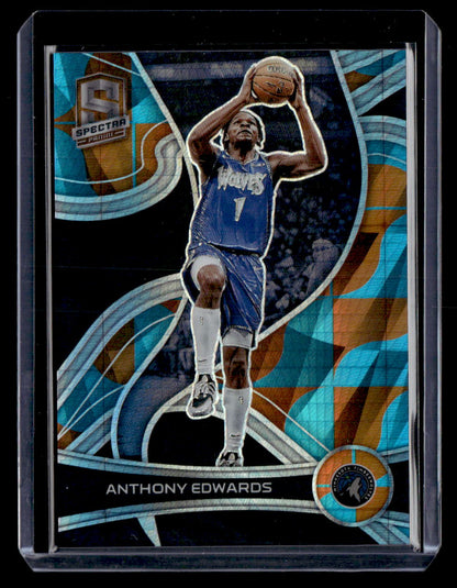 2021-22 Panini Spectra #5 Anthony Edwards Interstellar #/49