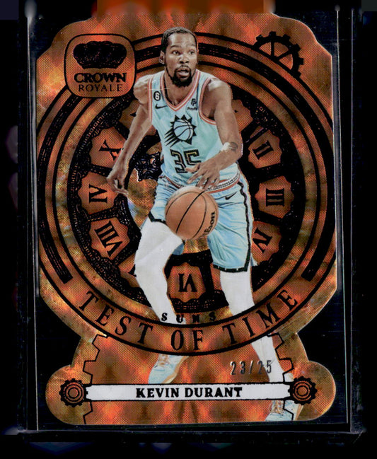 2023-24 Panini Crown Royale #15 Kevin Durant Test of Time Purple #/25
