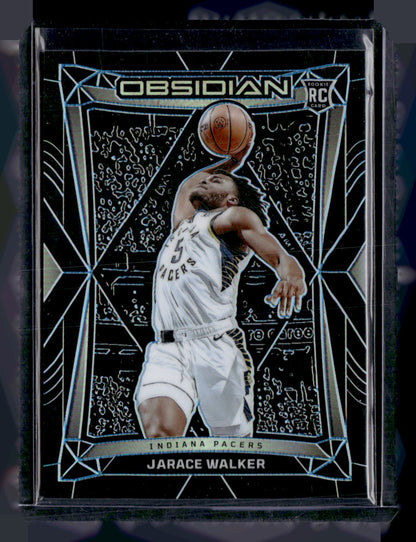 2023-24 Panini Obsidian #187 Jarace Walker Electric Etch Blue #/30