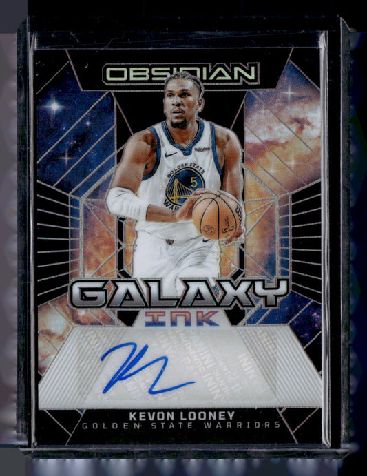2023-24 Panini Obsidian #GI-LOO Kevon Looney Galaxy Ink #/149