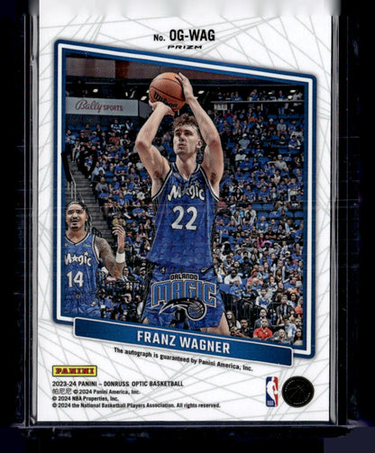 2023-24 Donruss Optic #OG-WAG Franz Wagner Opti-Graphs Holo