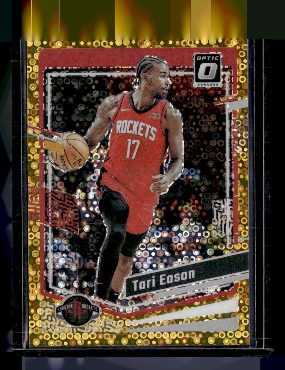 2023-24 Donruss Optic #123 Tari Eason Fast Break Gold #/10