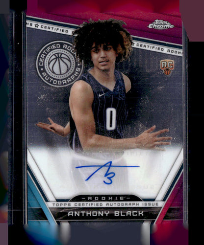 2023-24 Topps Chrome #CRA-AB Anthony Black Certified Rookie Autographs