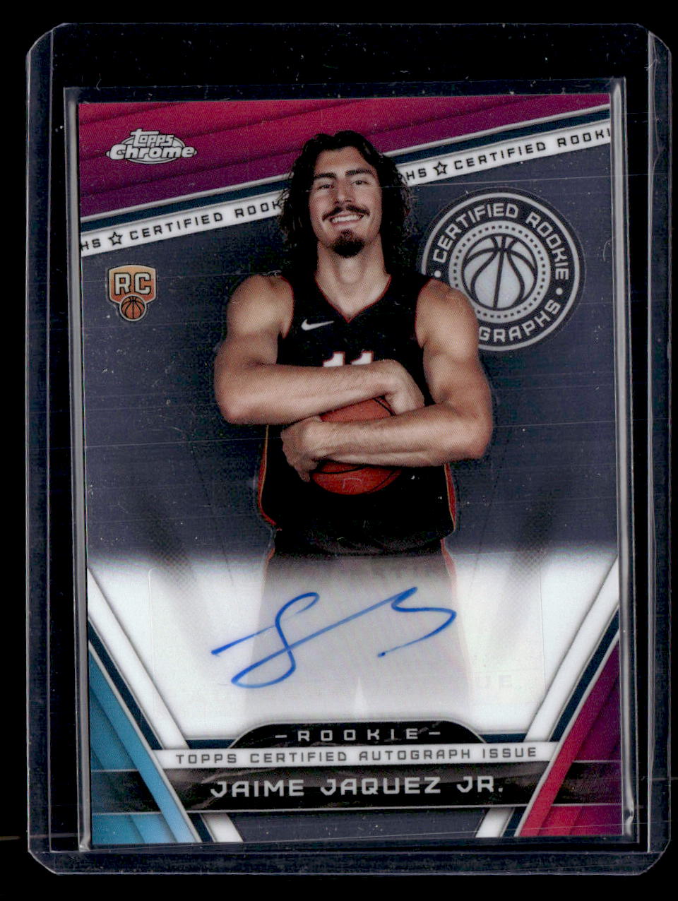 2023-24 Topps Chrome #CRA-JJ Jaime Jaquez Jr. Certified Rookie Autographs