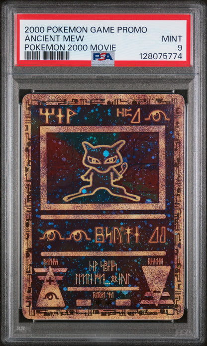2000 Pokemon Game Movie Ancient Mew Pokemon 2000 Movie PSA 9