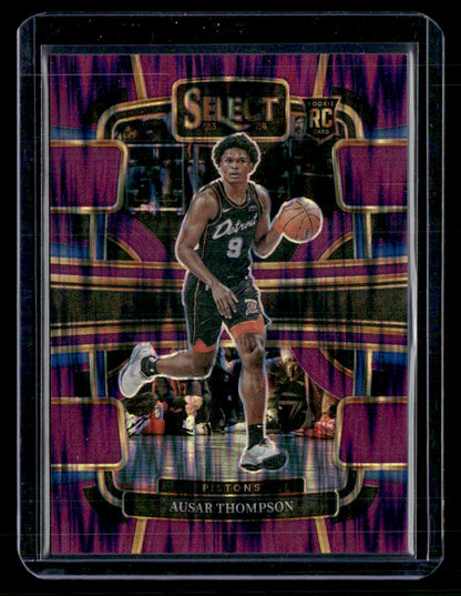 2023-24 Panini Select #95 Ausar Thompson Purple Flash Prizms #/175