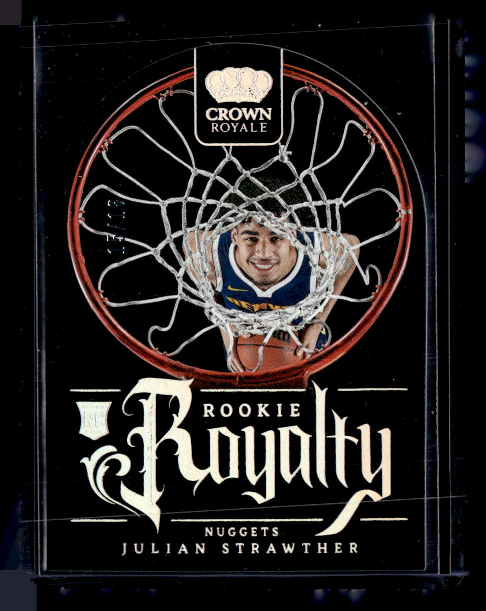 2023-24 Panini Crown Royale #37 Julian Strawther Rookie Royalty Silver #/18